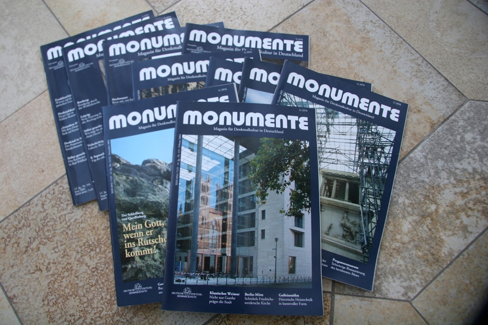 Magazin für Denkmalkultur in Deutschland - Monumente - kostenlos abzugeben