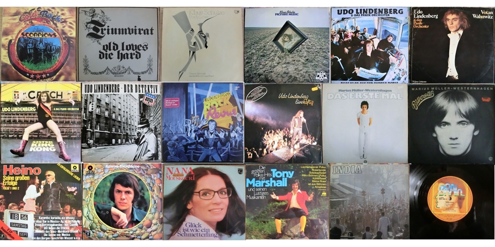 Langspielplatten, LP, 70er u. 80er Jahre