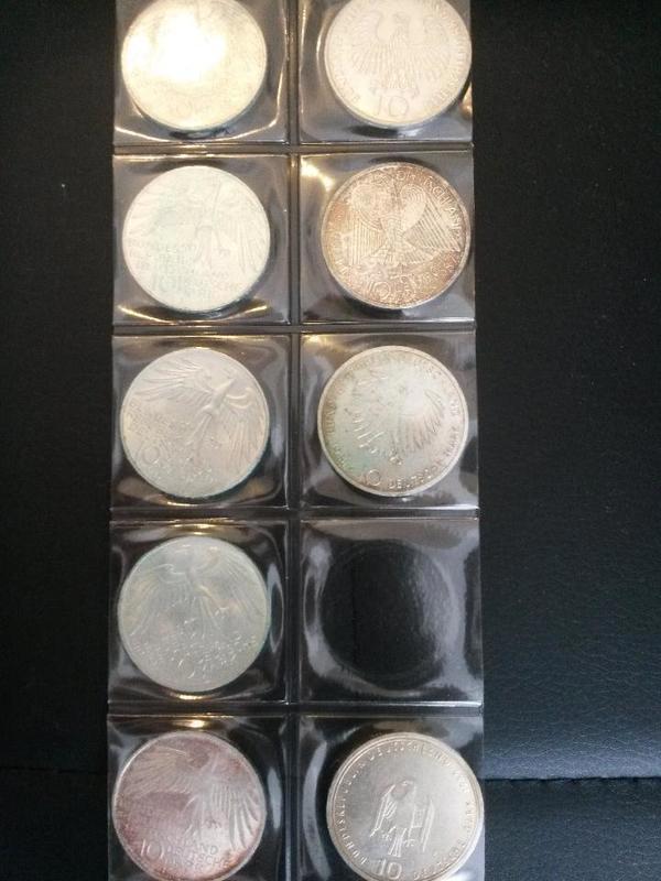 10DM Gedenkmünzen