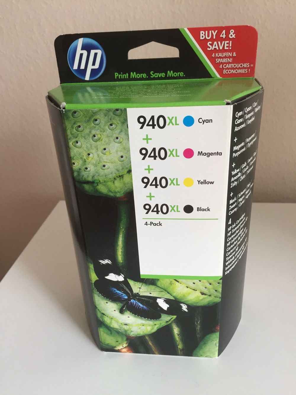 HP 940XL Druckerpatronen 4-Pack C2N93AE