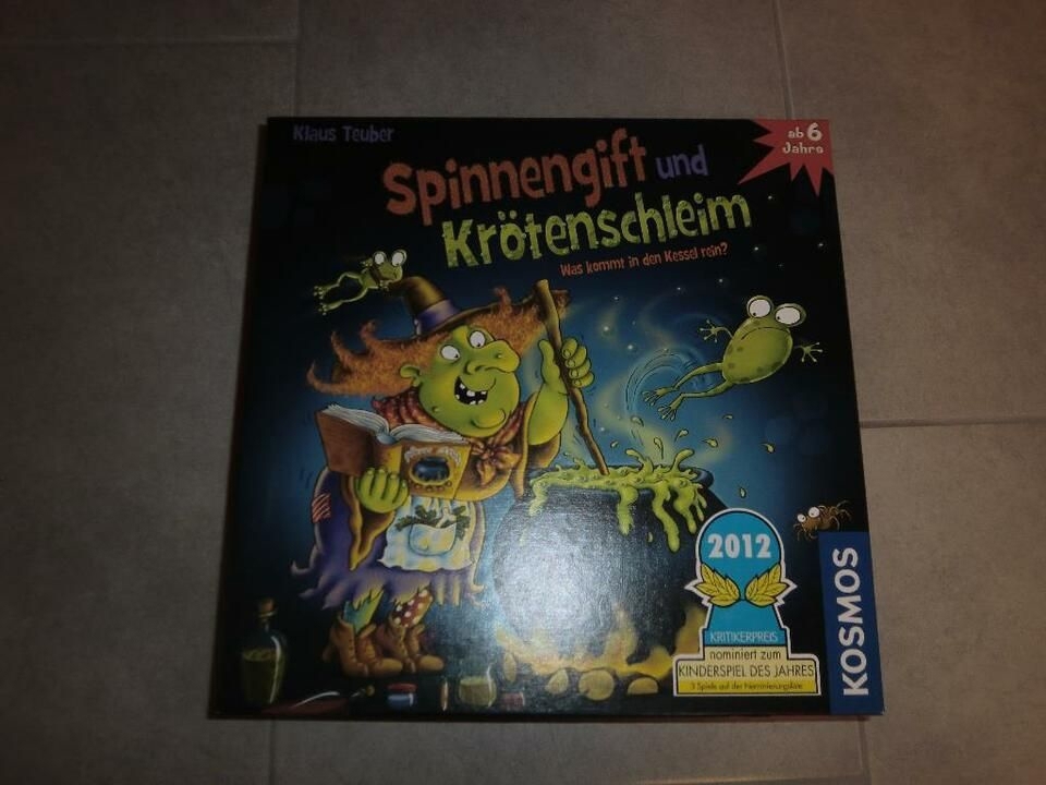 "Spinnengift & Krötenschleim" Spiel zu verkaufen