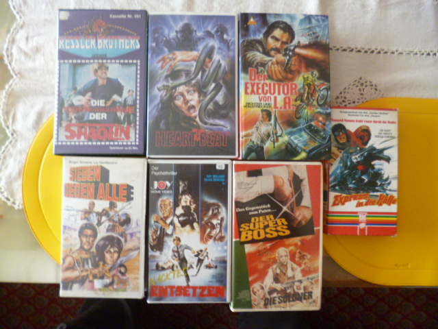 7 VHS-Filme Raritäten