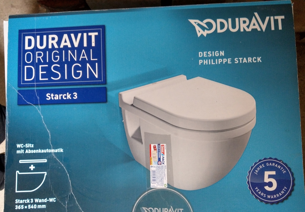 Duravit Starck Wand-WC+Wand-Bidet neu...