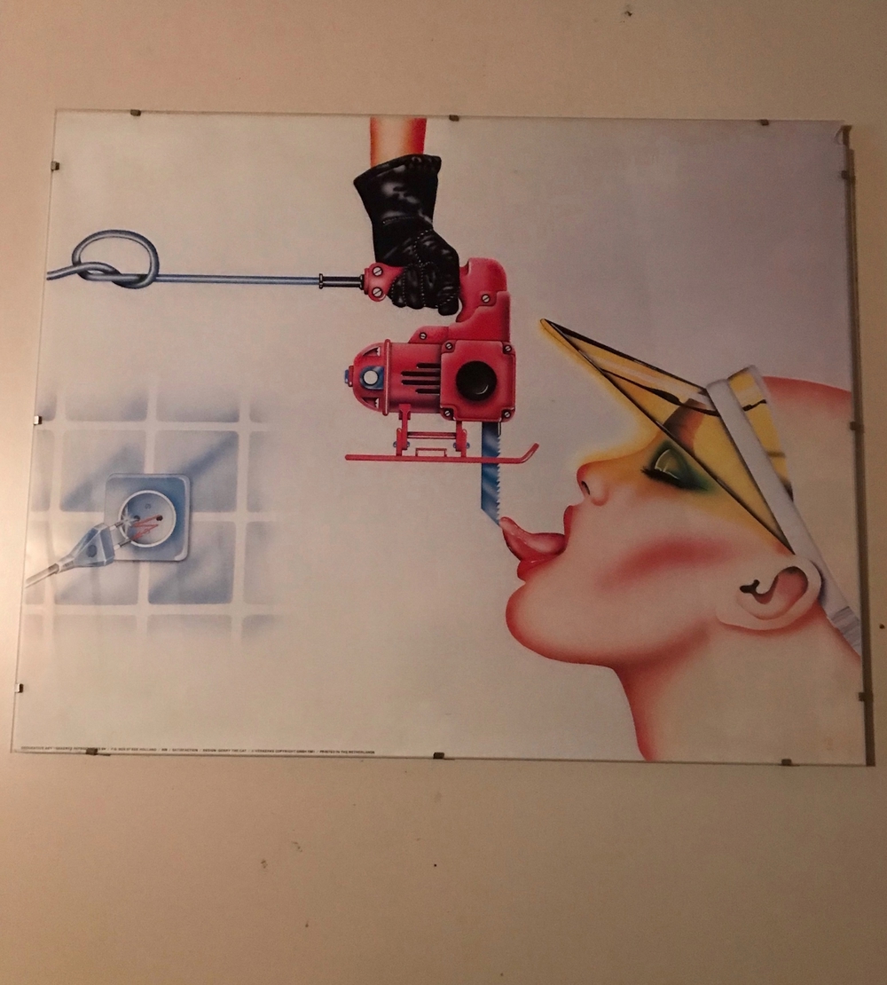 Poster im Glasrahmen, Modern-Art