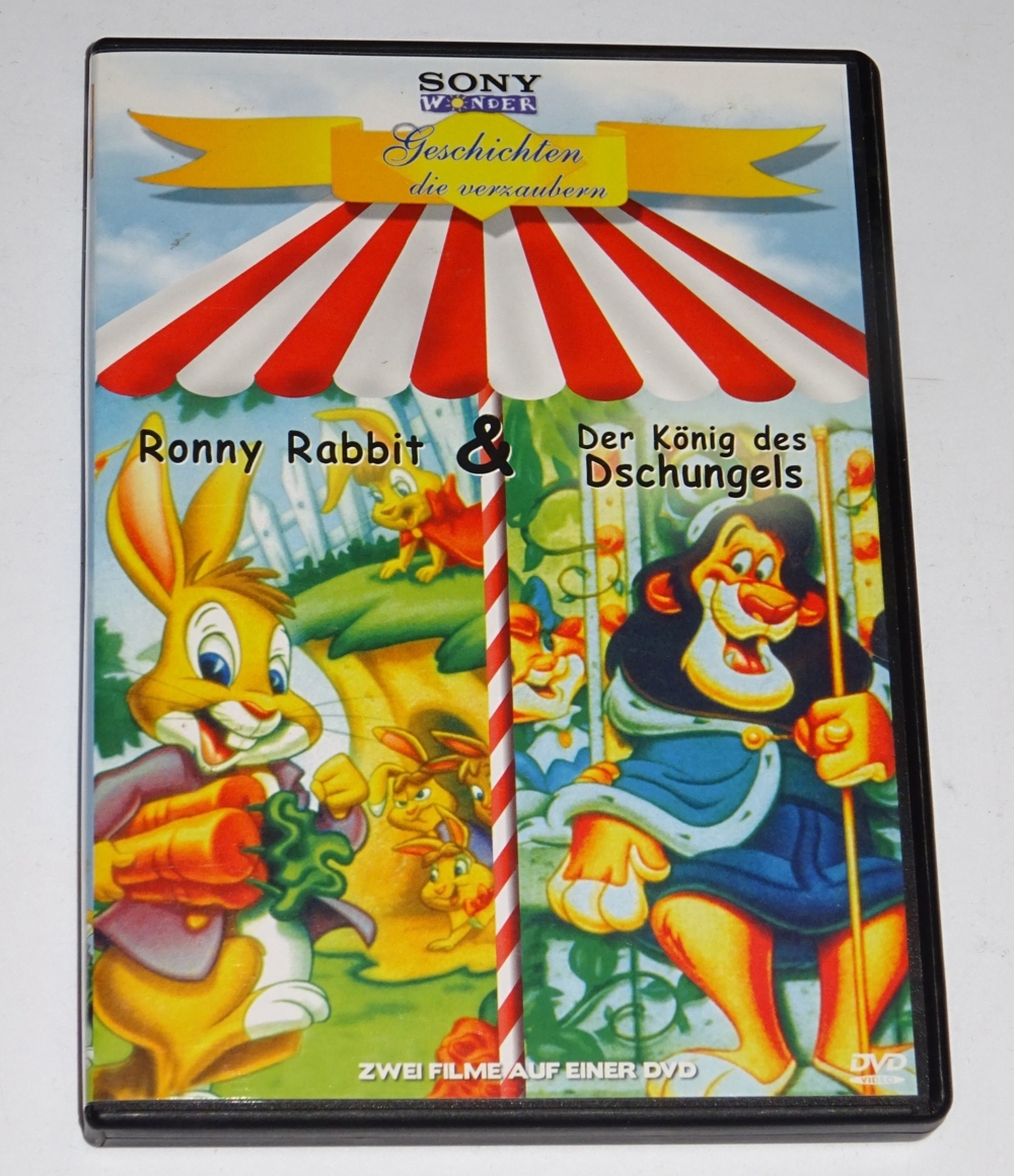 DVD  2 Geschichten die verzaubern: Ronny Rabbit & Der König des Dschungels