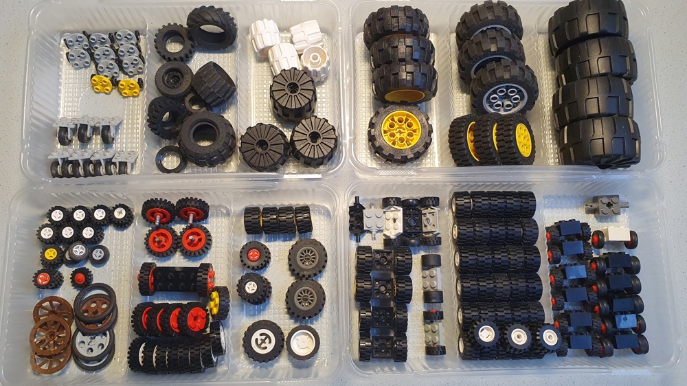 Lego - verschieden Räder / Reifen ** einzeln zu verkaufen