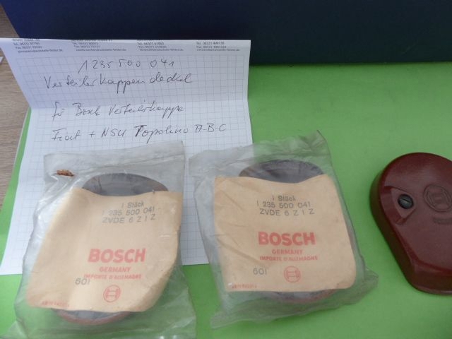 Bosch Verteilerkappendeckel 1235500041 für Fiat Topolino + NSU