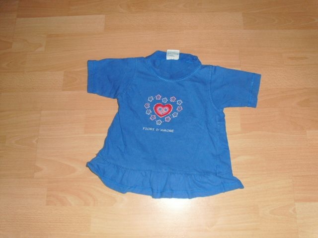 T-Shirt von Topolino, blau mit Motiv, Gr. 98
