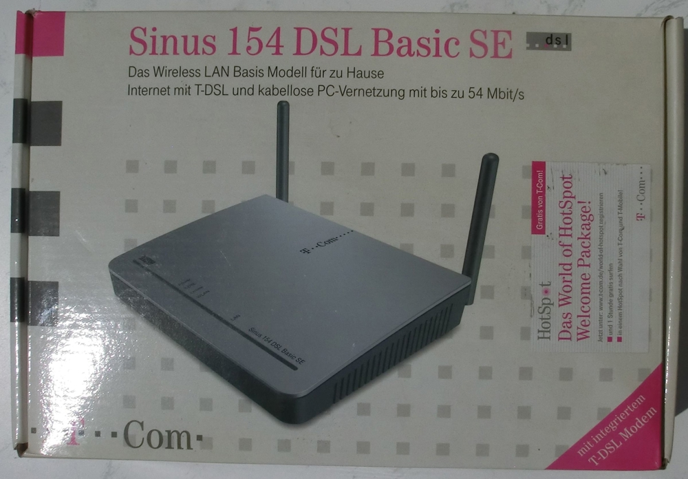 Router T-Com Sinus 154 DSL Basic SE