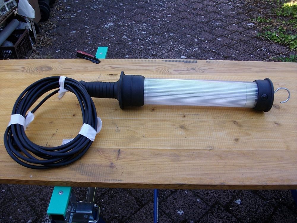 Brennenstuhl SGA-Handlampe Extra Hell für die Werkstatt Neuwertig mit 5m langem Gummikabel HO7RN-F