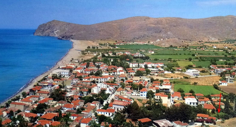 Inseln Lesbos, Skala Eresos, Grundstück zu Verkaufen