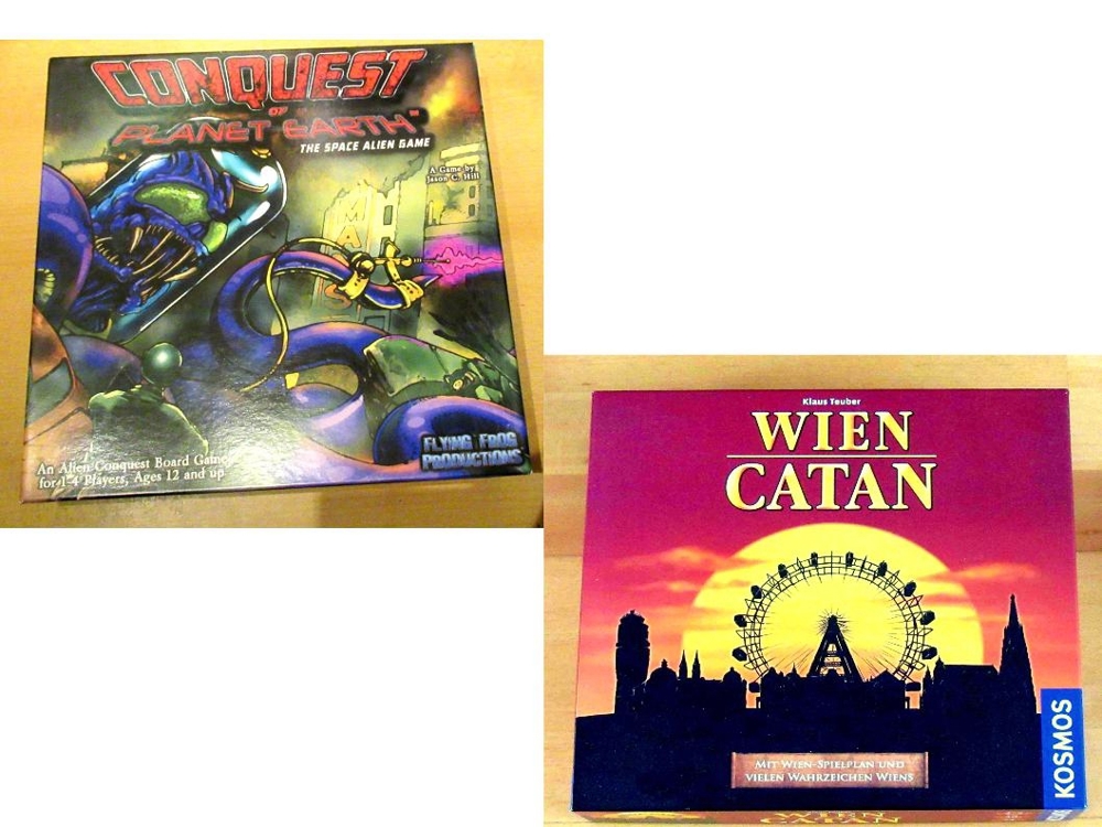 Conquest of Planet Earth Space Alien Game 60     Catan Wien   50