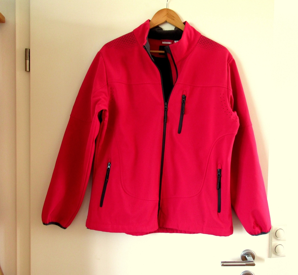 NEUWERTIGE pinke Softshelljacke Größe L