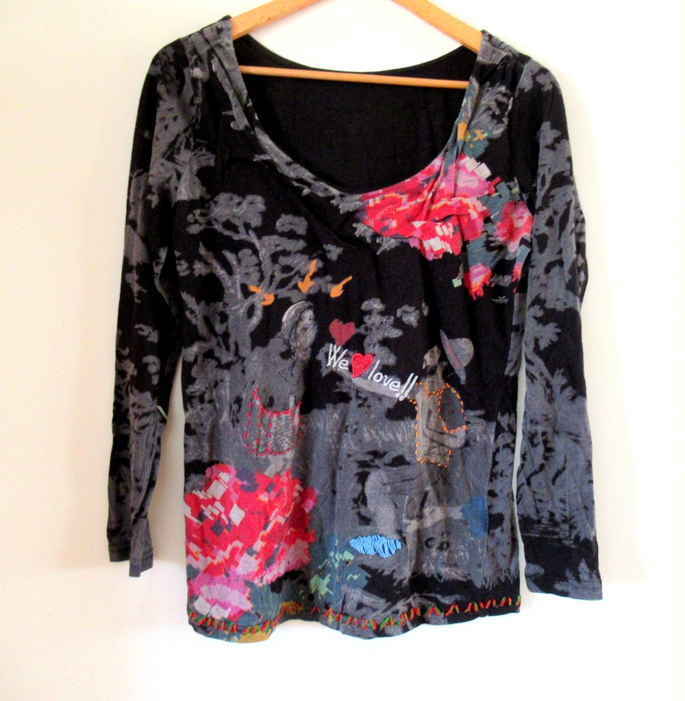 schönes Desigual Langarmshirt S / M