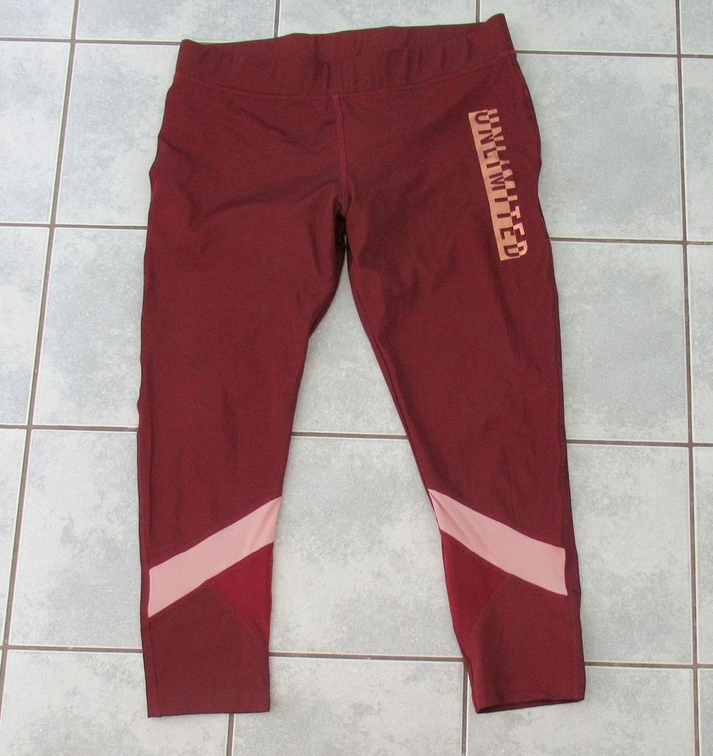 NEUWERTIGE weinrote Sporthose Leggins Größe L