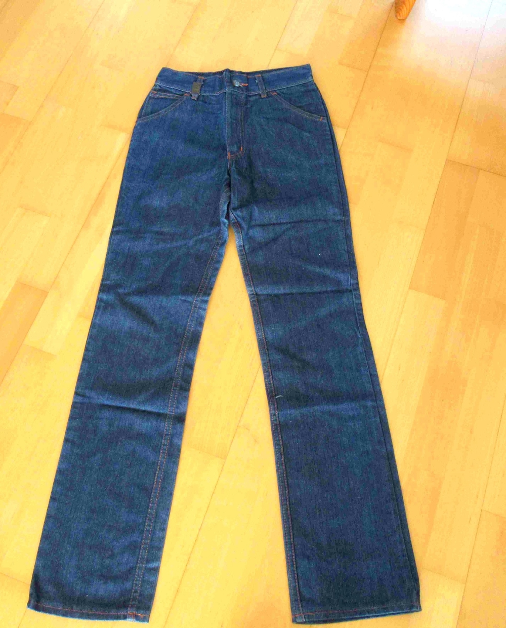 NEUE blaue Vintage Jeans Gr 152 / 158 Goldfuchs