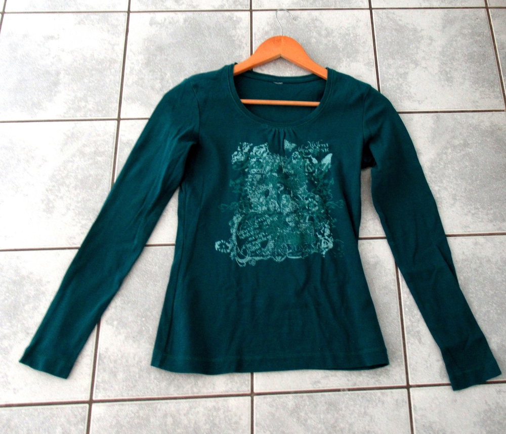 NEUES grünes Langarmshirt Größe S von Edc