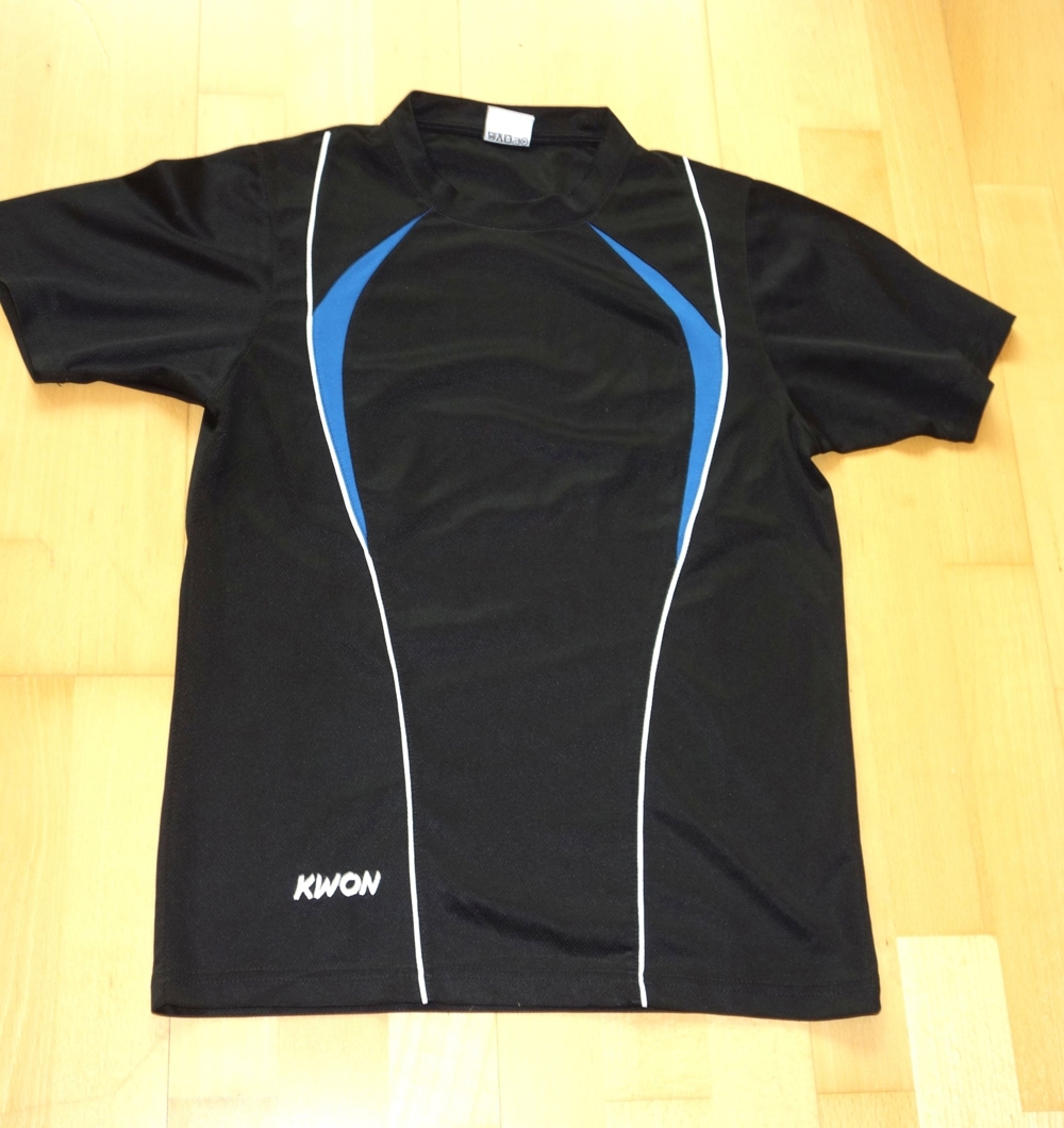 schwarzes T-Shirt , Sport-shirt, Trikot von Kwon Gr. XS / S