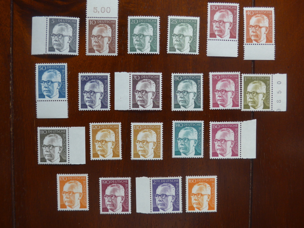 Briefmarken Heinemann Werte