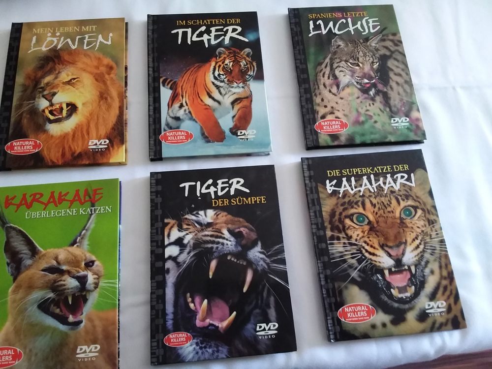 DVD Sammlung Natural Killer Tierdokus 21 Teile