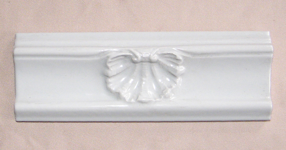 Bordüre Fliesen Sockelfliesen 200 x 70 x 20 mm, Weiß, listello