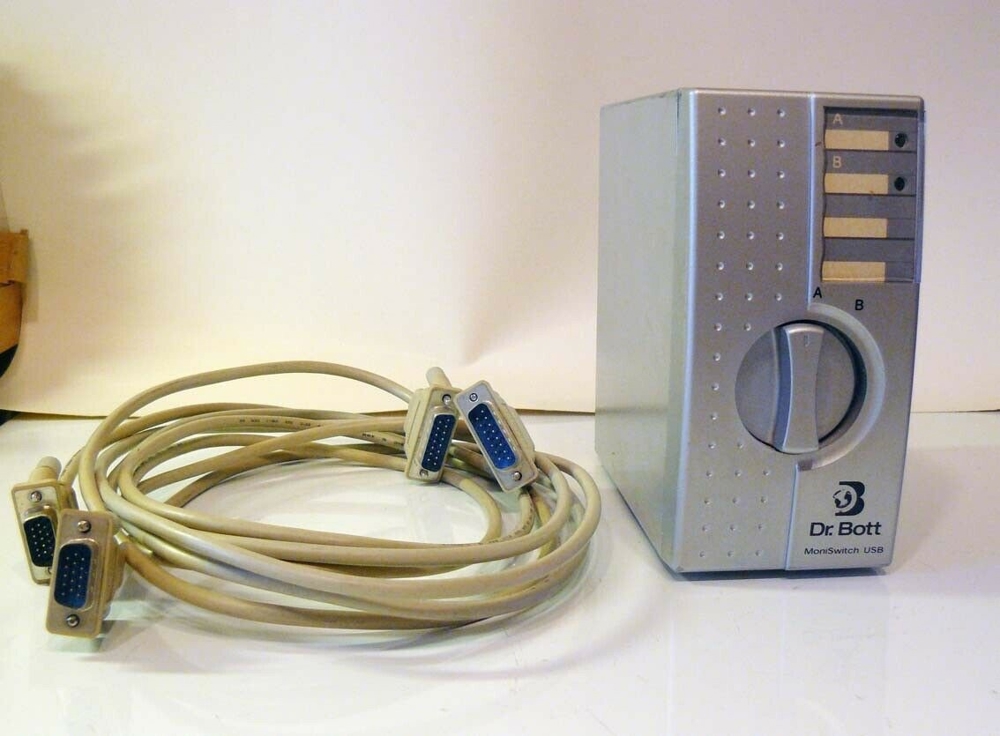 Dr. Bott MoniSwitch USB Umschalter PC-Monitor Verteiler