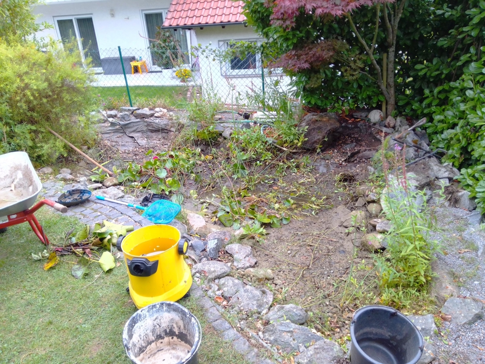 Frühjahr 2024: Gartenarbeiten: Sie wollen eine Teich anlegen oder bestehenden Teich reinigen?