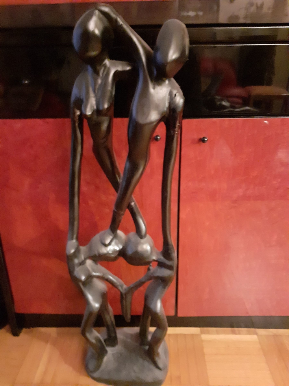 14 afrikanische Holz-Figuren (Paket 2, 14 Teile)