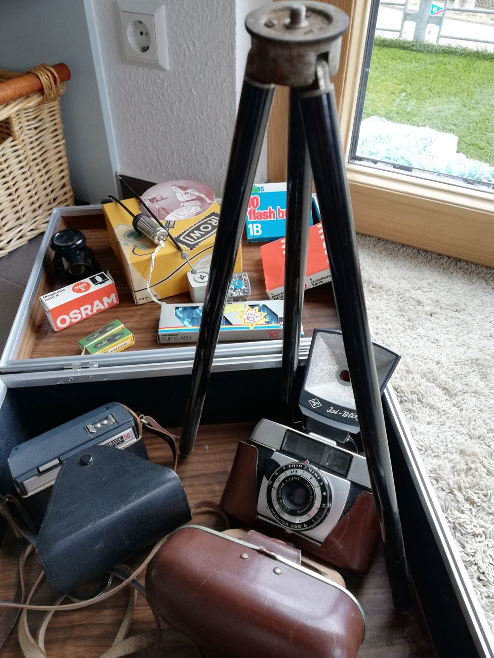 Nostalgie diverse Zubehörteile zu Fotoapparaten