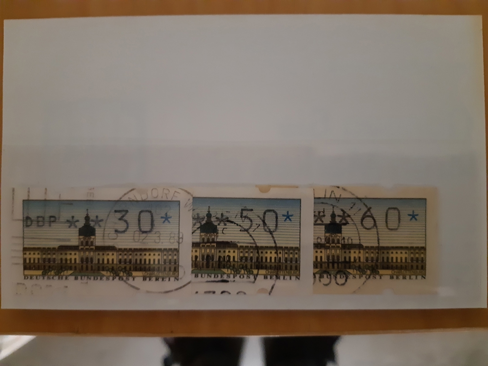 Sammlung rund 265 gestempelte Berliner Briefmarken 1975-1990