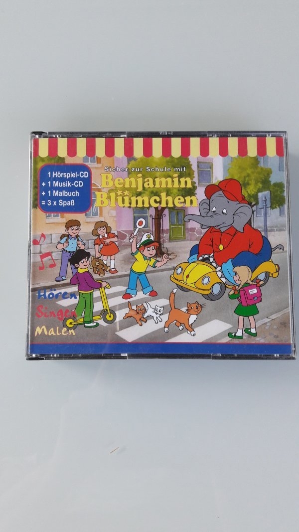Neuwertige Musik- und Hörspiel-CD "Benjamin Blümchen" - Sicher zur Schule