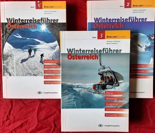 Winterreiseführer Österreich - 3 Bände (1 bis 3