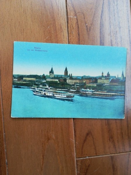AK Mainz von der Straßenbrücke ca 1910 Versand für 1