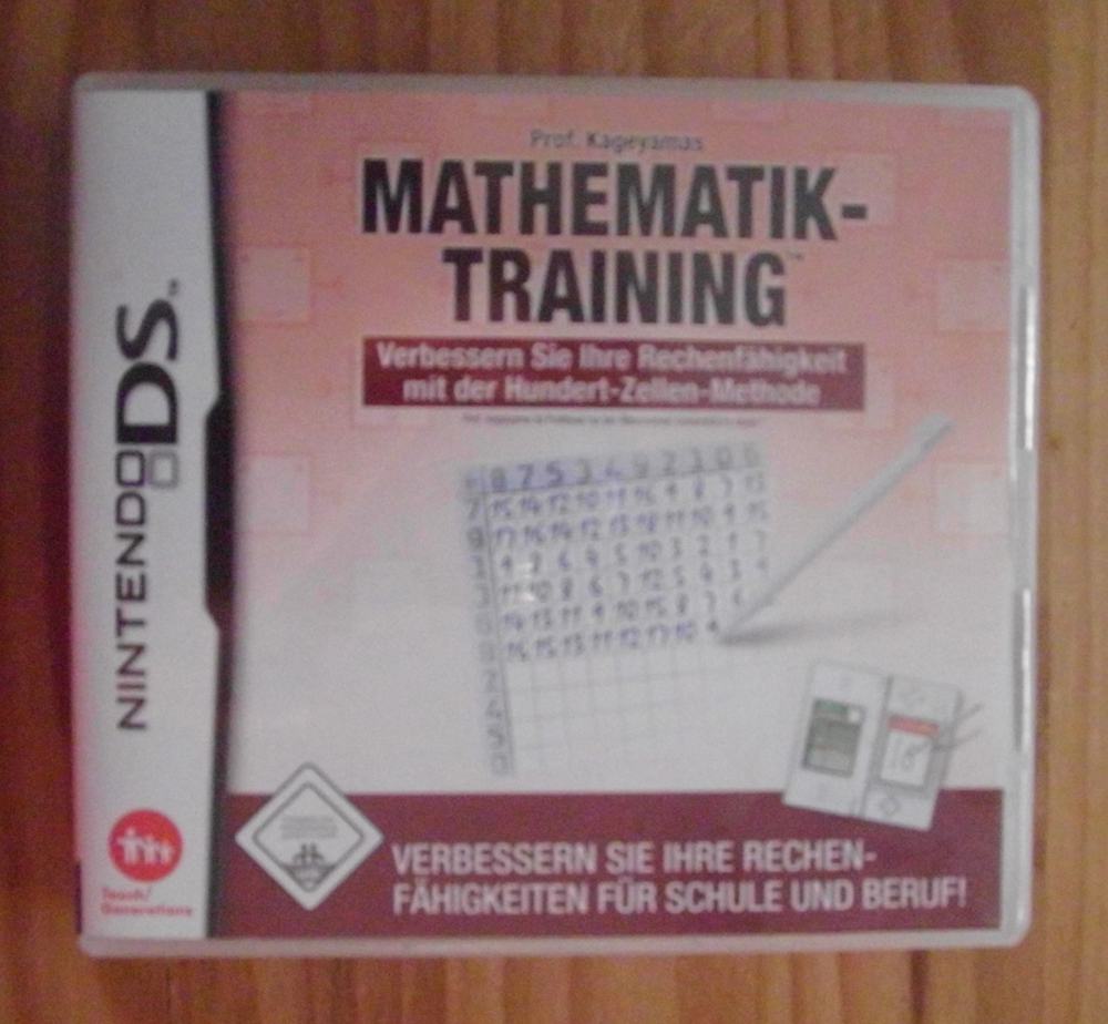 Nintendo DS Spiel Mathematik Kawashima