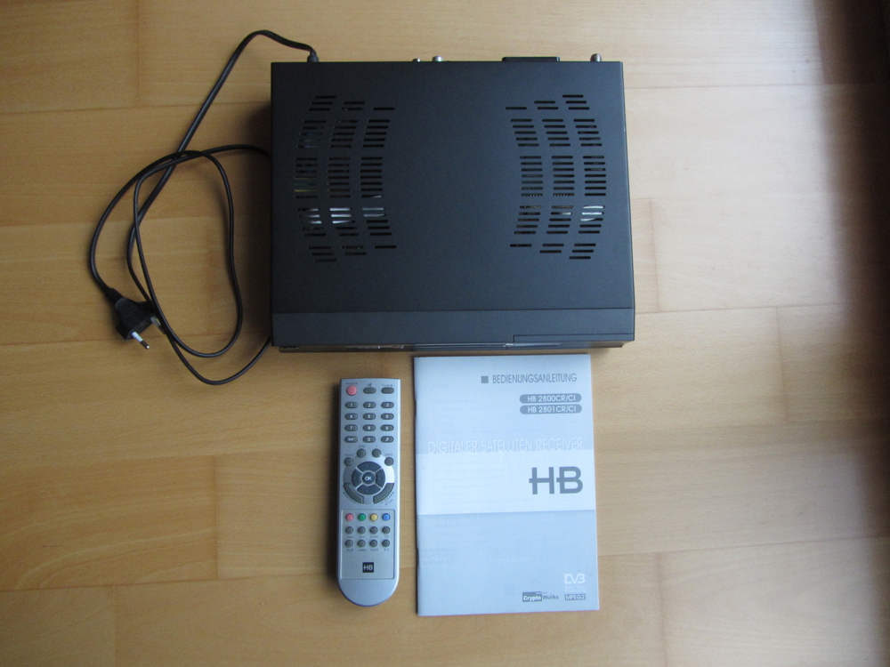 Digitaler Satelliten Receiver HB 2801 CR/CI