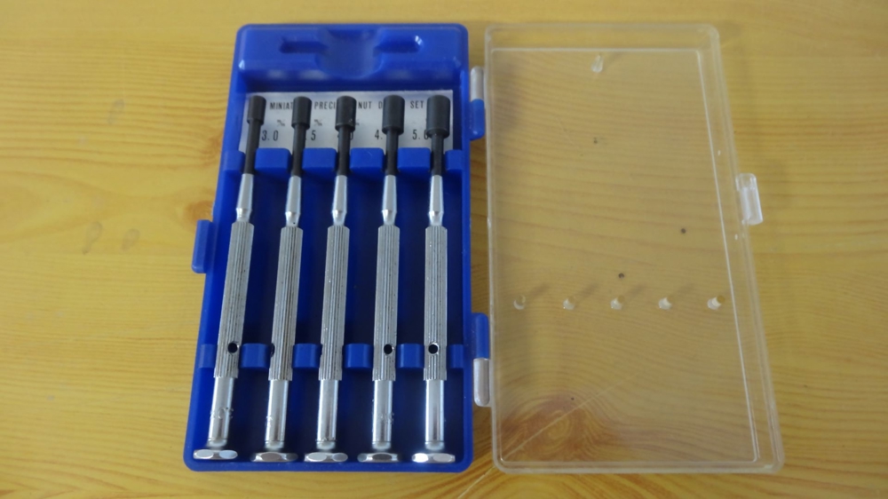Werkzeug Miniature Precision Nut Driver Set, in Box