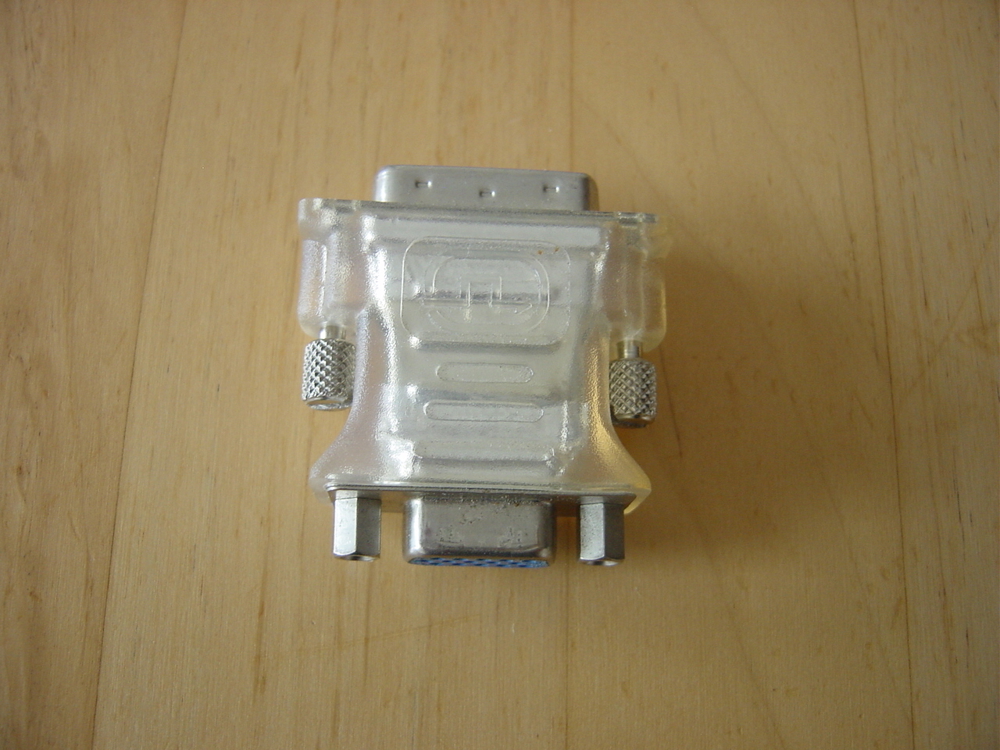 Adapter DVI-I-Stecker 24+5 Polig auf VGA-Buchse