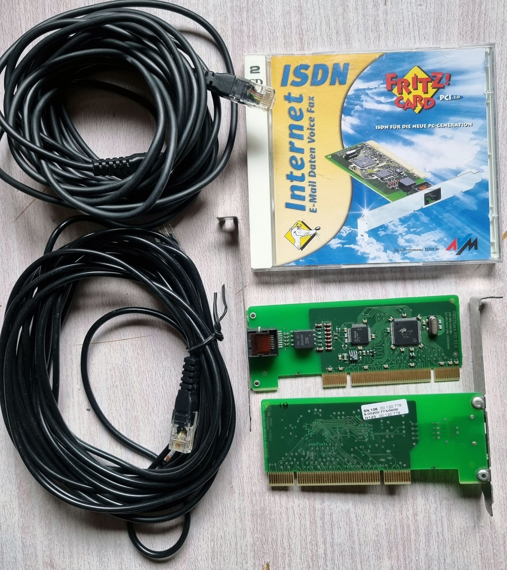 6x ISDN: Fritz!Card PCI 2.0 + Multimodem MT2834ZPXI + TELES.Online
