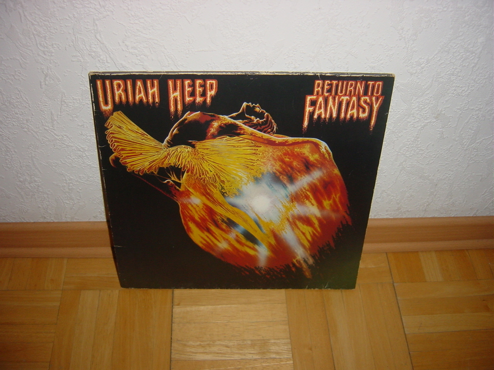 Uriah Heep Musiktitel Return to Fantasy original LP von 1975 Bronze