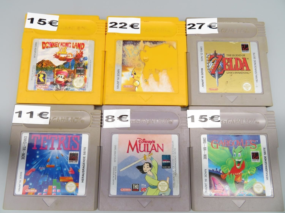  Nintendo GameBoy Spiele (Pokemon, Mario, Zelda, FIFA, Game Boy)
