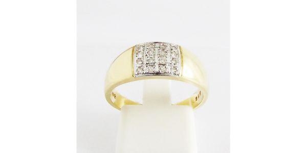 Ring Gold 585er Diamanten 14 kt Goldschmuck Edelstein Damen