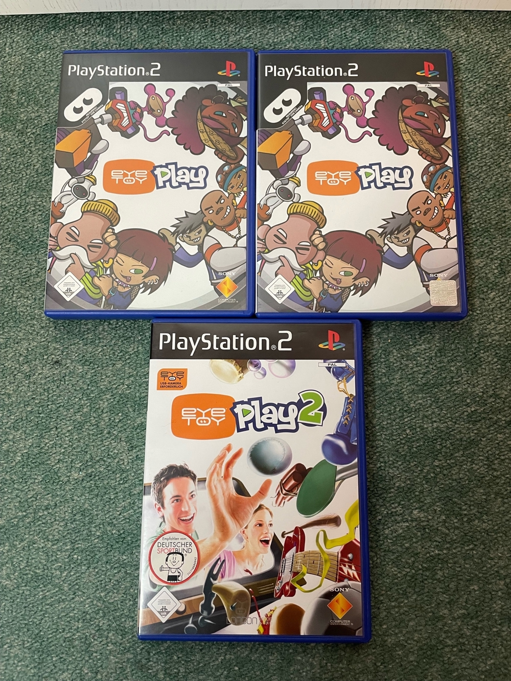 PlayStation 2 Spiele, Eye Toy: Play und Eye Toy: Play 2