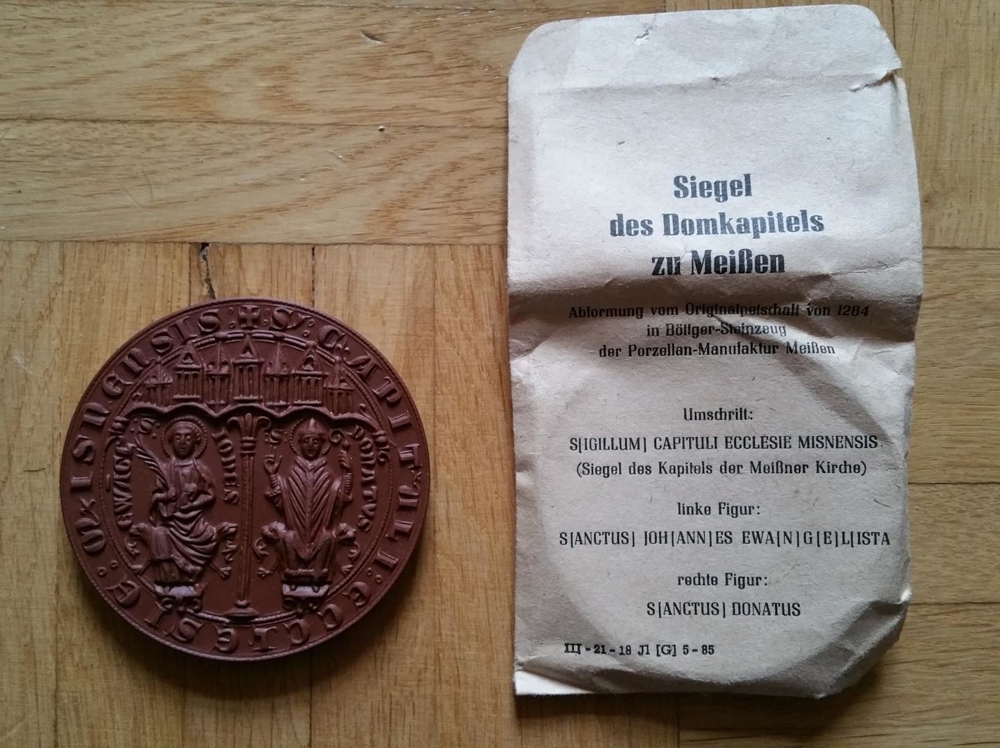 Böttgersteinzeug, Meißen, Medaille