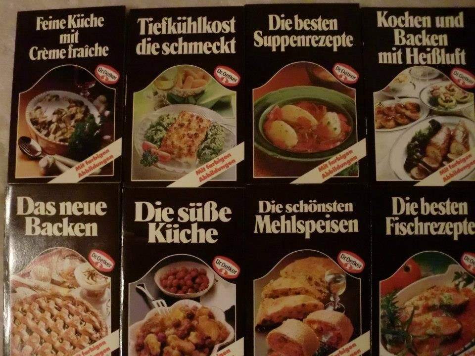 Kochbücher, Karteikarten