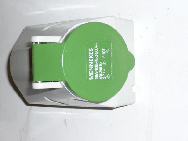 5 St. CEE-Cekonsteckdosen 4-polig grün