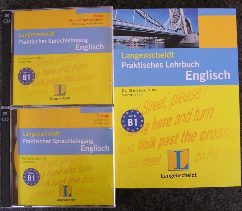 Sprachkurs Englisch mit 4 audio-CDs - Langenscheidt - Praktisches Lehrbuch - Sprachlehrgang