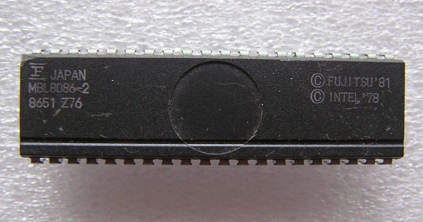Fujitsu 8086-2 Prozessor 8 MHz - CPU Intel