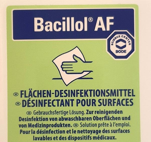 3x Bode Bacillol AF Flächendesinfektionsmittel gebrauchsfertig