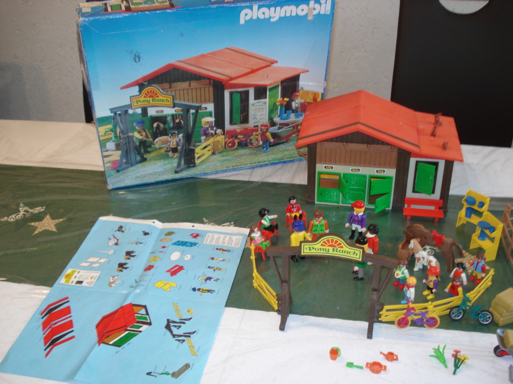 Alte Playmobil Ponny Ranch 3775 von 1993