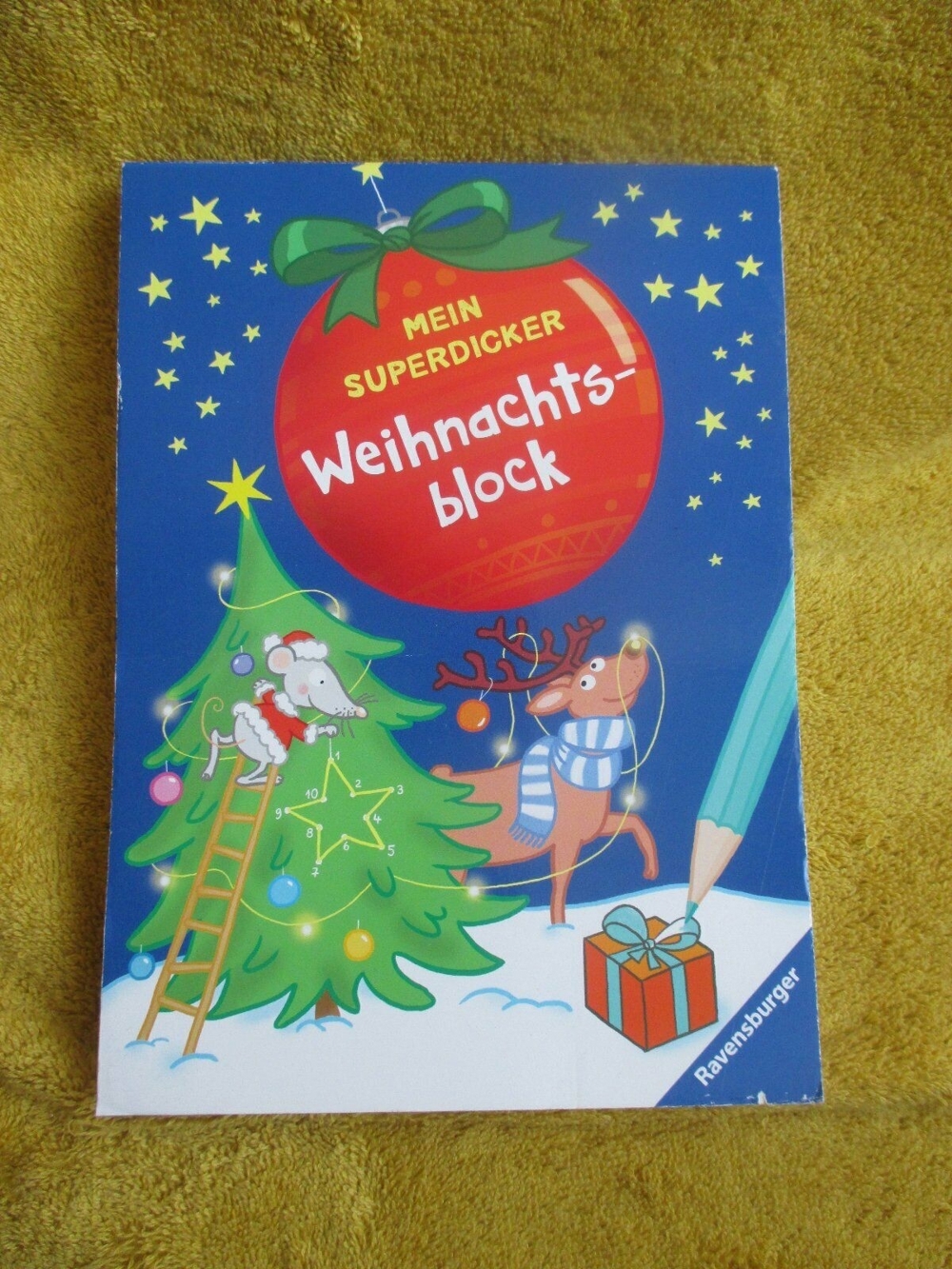 NEU unbenutzt Superdicker Weihnachts-Block Ravensburger